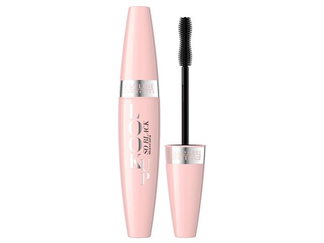 EVELINE COSMETICS LOOK UP SO BLACK Tusz do rzęs pogrubiająco-rozdzielający interakcje ulotka tusz do rzęs - 10 ml