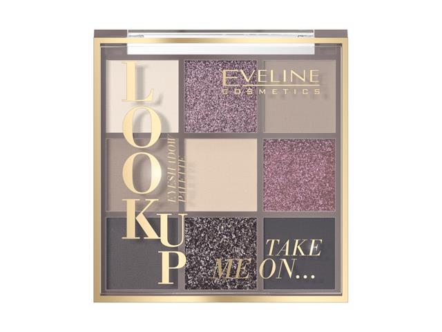 EVELINE COSMETICS LOOK UP TAKE MY ON Cienie do powiek 9 kol. interakcje ulotka cień do powiek  1 szt.