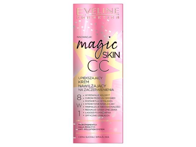 EVELINE COSMETICS Magic Skin CC Upiększający Krem nawilżający na zaczerwienienia interakcje ulotka krem - 50 ml