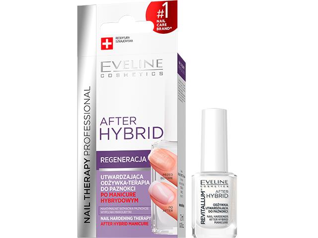 Eveline Cosmetics Nail Therapy Revitalum After Hybrid Odżywka utwardzająca do paznokci interakcje ulotka odżywka do paznokci  12 ml