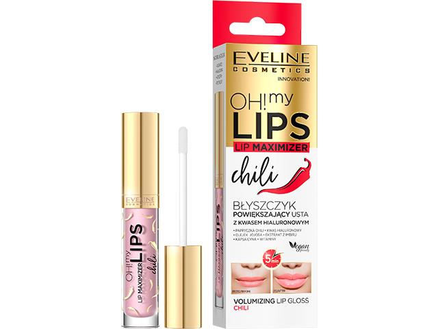 Eveline Cosmetics Oh! My Lips Błyszczyk powiększający usta chili interakcje ulotka błyszczyk  4.5 ml