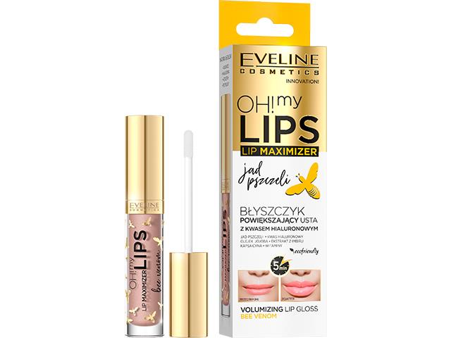 Eveline Cosmetics Oh! My Lips Błyszczyk powiększający usta jad pszczeli interakcje ulotka błyszczyk  4,5 ml