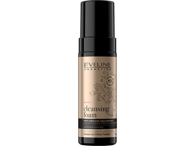 EVELINE COSMETICS ORGANIC GOLD Oczyszczająco-łagodząca Pianka do mycia twarzy interakcje ulotka pianka - 150 ml