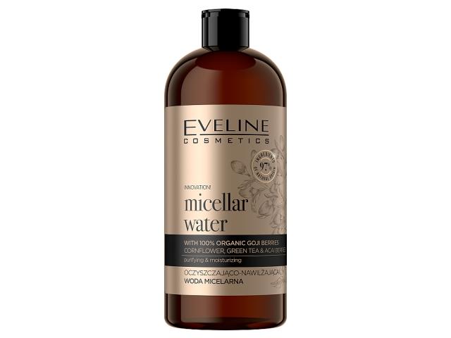 EVELINE COSMETICS ORGANIC GOLD Oczyszczająco-nawilżająca Woda micelarna interakcje ulotka woda micelarna - 500 ml
