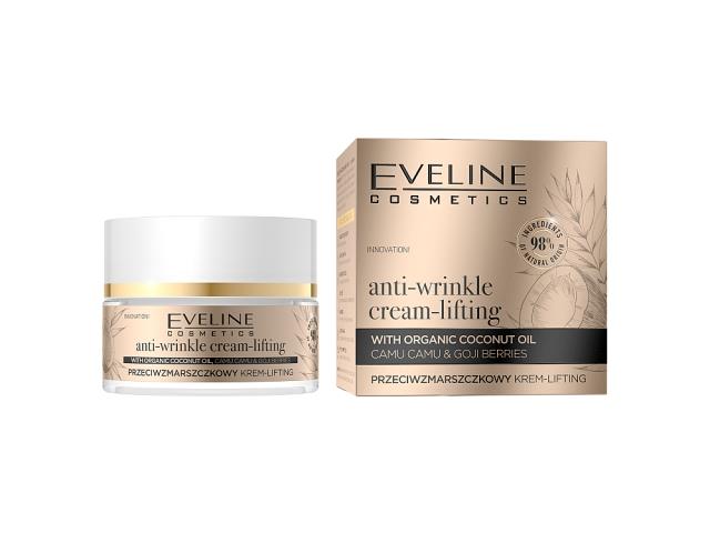 EVELINE COSMETICS ORGANIC GOLD Przeciwzmarszczkowy Krem-lifting interakcje ulotka krem  50 ml