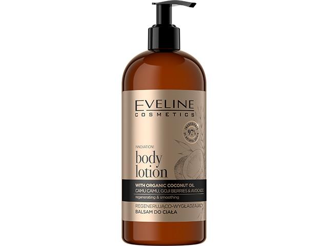 EVELINE COSMETICS ORGANIC GOLD Regenerująco-wygładzający Balsam do ciała interakcje ulotka balsam  500 ml