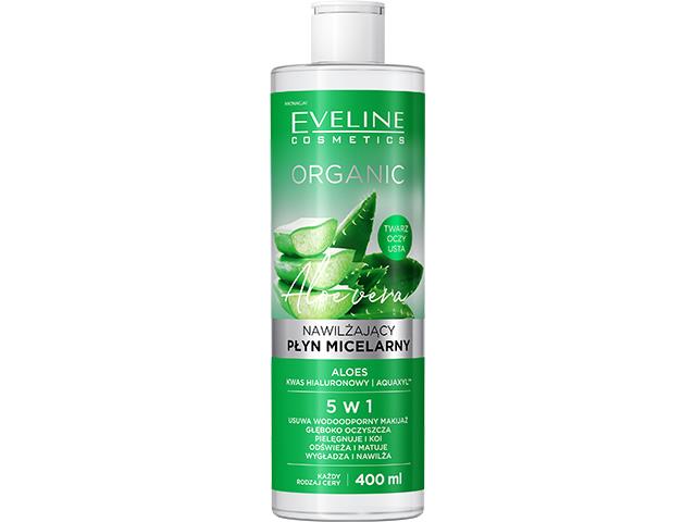 EVELINE COSMETICS ORGANIC Nawilżający Płyn micelarny Aloes interakcje ulotka płyn - 400 ml