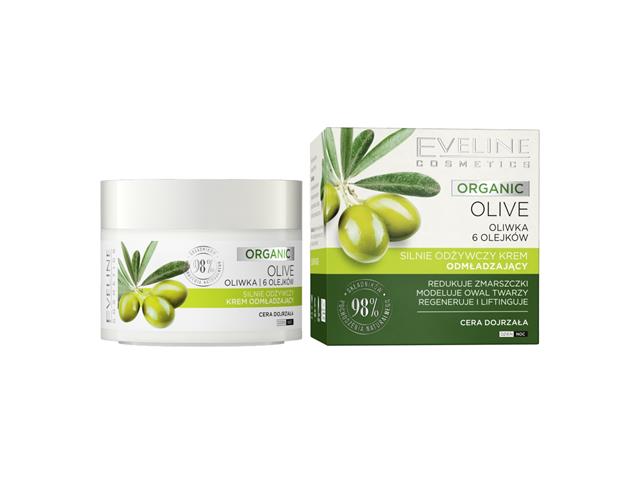 EVELINE COSMETICS ORGANIC OLIVE Silnie Odżywczy Krem odmładzający interakcje ulotka krem - 50 ml