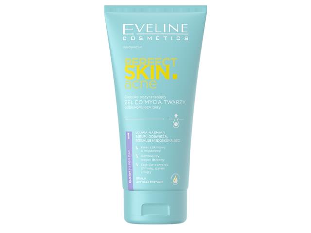 EVELINE COSMETICS PERFECT SKIN.ACNE Żel do mycia twarzy interakcje ulotka   150 ml