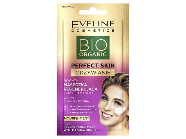 EVELINE COSMETICS PERFECT SKIN Bogata Maseczka regenerująca z miodem Manuka interakcje ulotka maseczka - 8 ml