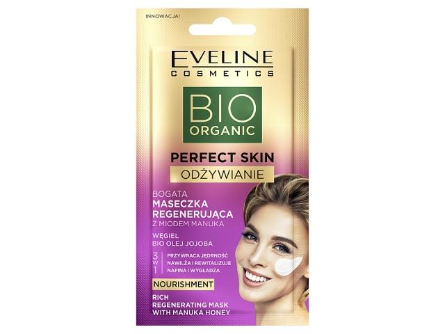 EVELINE COSMETICS PERFECT SKIN Bogata Maseczka regenerująca z miodem Manuka interakcje ulotka   8 ml