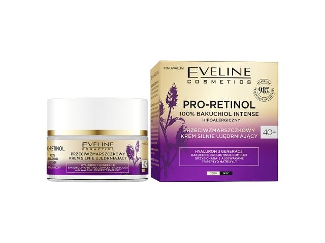 Eveline Cosmetics Pro-Retinol 100% Bakuchiol Krem przeciwzmarszczkowy silnie ujędrniający 40+ interakcje ulotka   50 ml