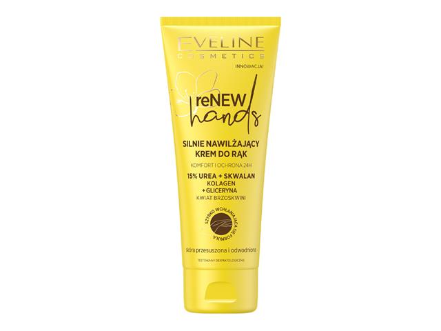 EVELINE COSMETICS RENEW HANDS Silnie Nawilżający Krem do rąk interakcje ulotka krem  75 ml