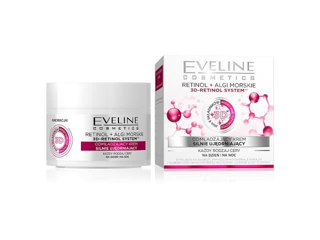 EVELINE COSMETICS RETINOL + ALGI MORSKIE Odmładzający Krem silnie ujędrniający interakcje ulotka krem  50 ml