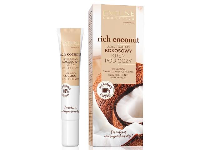 EVELINE COSMETICS RICH COCONUT Ultra-bogaty kokosowy Krem pod oczy interakcje ulotka krem - 20 ml
