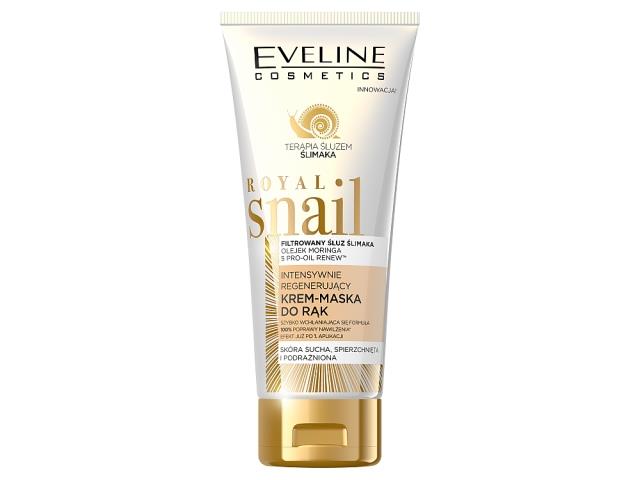 EVELINE COSMETICS ROIAL SNAIL Intensywnie regenerujący Krem-maska do rąk interakcje ulotka   100 ml