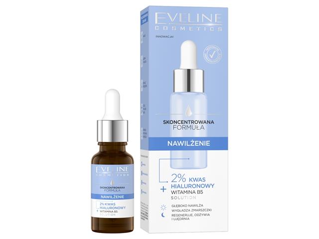 EVELINE COSMETICS SKONCENTROWANA FORMUŁA Serum Nawilżenie interakcje ulotka serum  18 ml