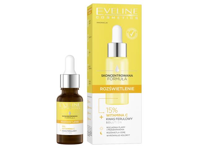 EVELINE COSMETICS SKONCENTROWANA FORMUŁA Serum Rozświetlenie interakcje ulotka serum  18 ml