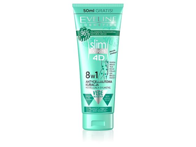 Eveline Cosmetics Slim Extreme 4D 8w1 interakcje ulotka kuracja - 250 ml