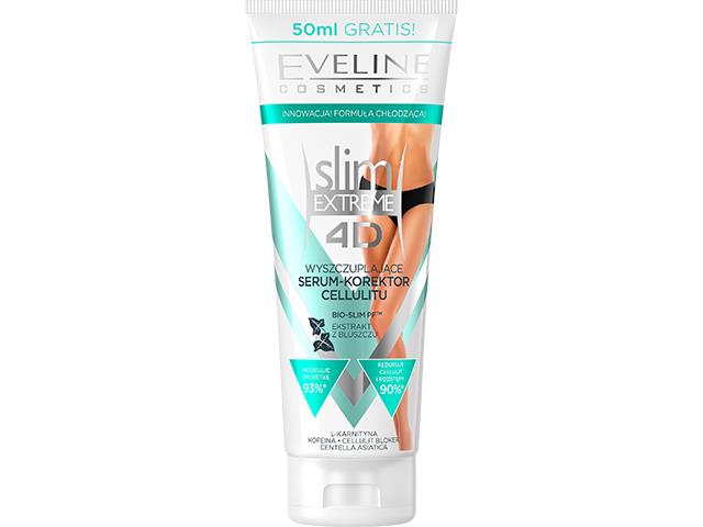 Eveline Cosmetics Slim Extreme 4d Serum antycellulitowe, wyszczuplająco-ujędrniające interakcje ulotka   250 ml