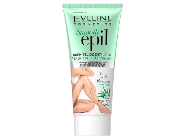 EVELINE COSMETICS SMOOTH EPIL Łagodzący Krem-żel do depilacji z efektem chłodzącym interakcje ulotka krem-żel - 175 ml