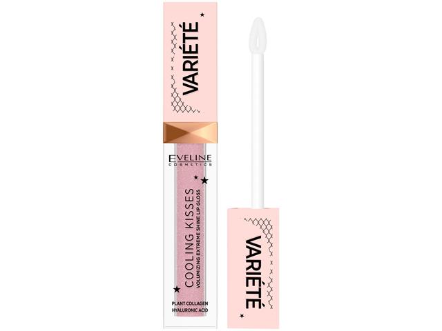EVELINE COSMETICS VARIETE COOLING KISSES Błyszczyk nr 02 interakcje ulotka błyszczyk  6,8 ml