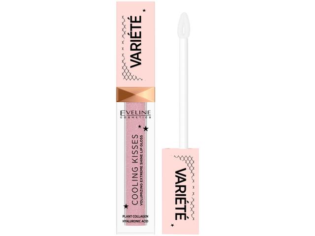 EVELINE COSMETICS VARIETE COOLING KISSES Błyszczyk nr 02 interakcje ulotka   6.8 ml