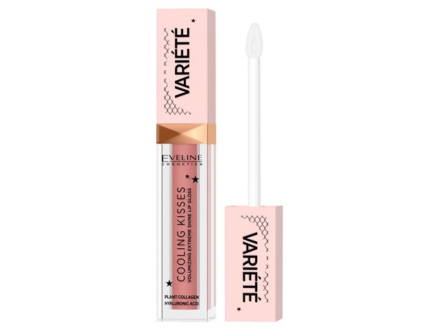 EVELINE COSMETICS VARIETE COOLING KISSES Błyszczyk nr 03 interakcje ulotka błyszczyk  6.8 ml