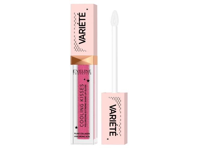 EVELINE COSMETICS VARIETE COOLING KISSES Błyszczyk nr 06 interakcje ulotka błyszczyk  6.8 ml