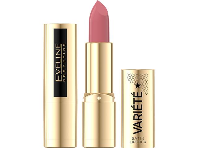 EVELINE COSMETICS VARIETE SATIN LIPSTICK Pomadka nr 02 interakcje ulotka   1 szt.