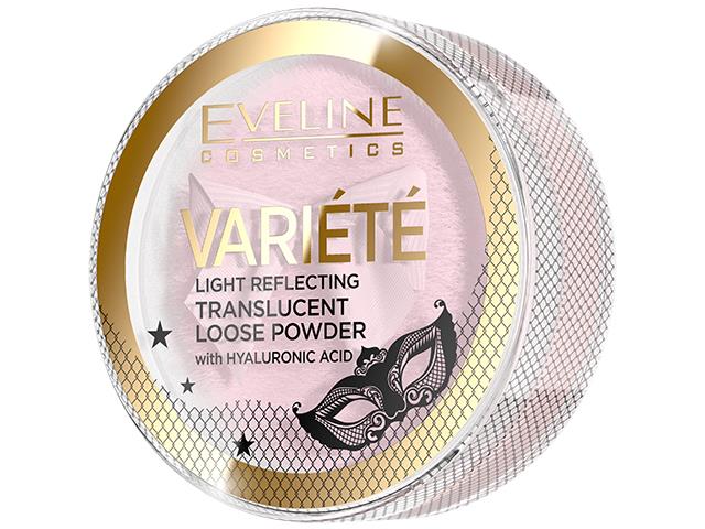 EVELINE COSMETICS VARIETE Transparentny Sypki Puder interakcje ulotka puder  6 g