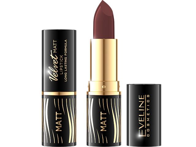 EVELINE COSMETICS VELVET MATT Pomadka do ust nr 506 interakcje ulotka pomadka do ust - 1 szt.