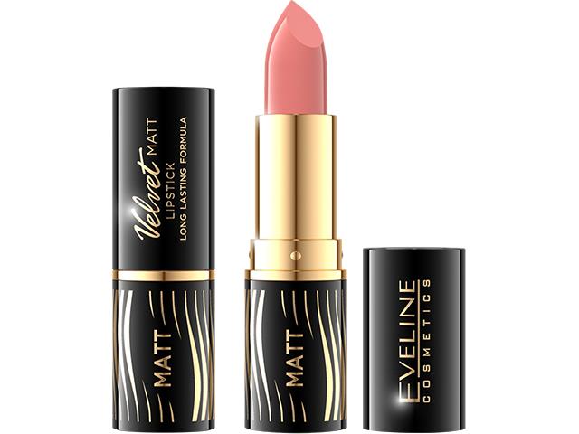 EVELINE COSMETICS VELVET MATT Pomadka do ust nr 510 interakcje ulotka pomadka do ust - 1 szt.