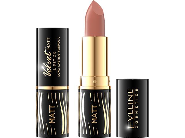 EVELINE COSMETICS VELVET MATT Pomadka do ust nr 515 interakcje ulotka pomadka do ust - 1 szt.