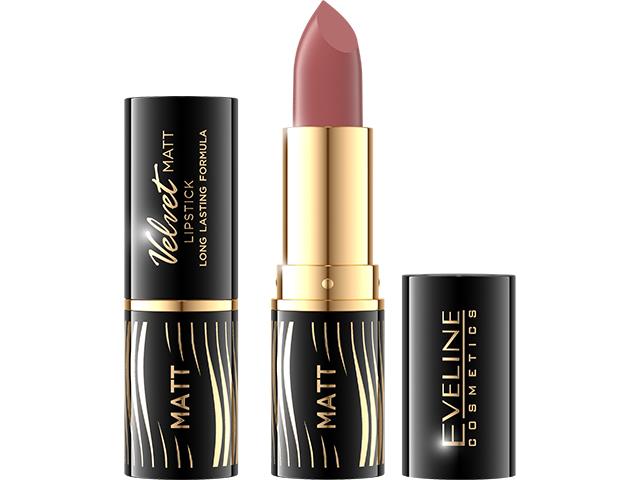 EVELINE COSMETICS VELVET MATT Pomadka do ust nr 516 interakcje ulotka pomadka do ust - 1 szt.