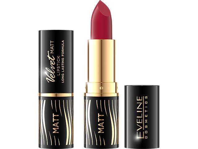 EVELINE COSMETICS VELVET MATT Pomadka do ust nr 517 interakcje ulotka pomadka do ust - 1 szt.