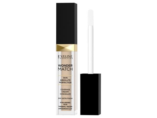 EVELINE COSMETICS WONDER MATCH Korektor kryjący nr 25 Sand Nude interakcje ulotka korektor - 6,8 ml