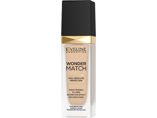 EVELINE COSMETICS WONDER MATCH Luksusowy Podkład do twarzy nr 10 Light Vanilla interakcje ulotka podkład do twarzy  30 ml