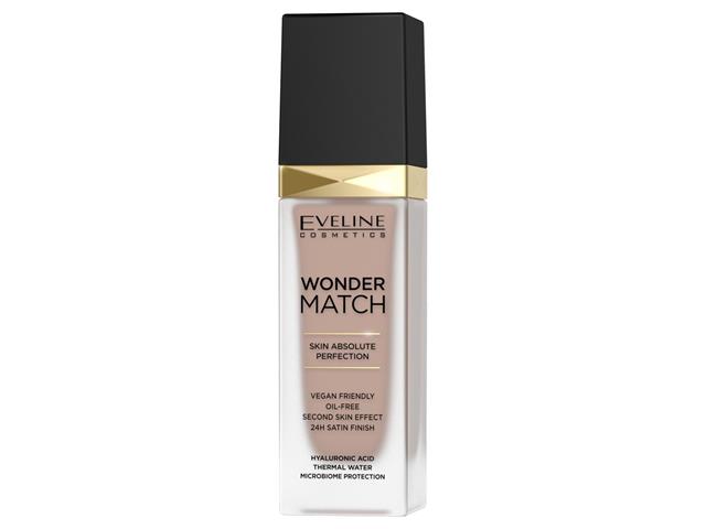 EVELINE COSMETICS WONDER MATCH Luksusowy Podkład do twarzy nr 45 Honey interakcje ulotka podkład do twarzy  30 ml