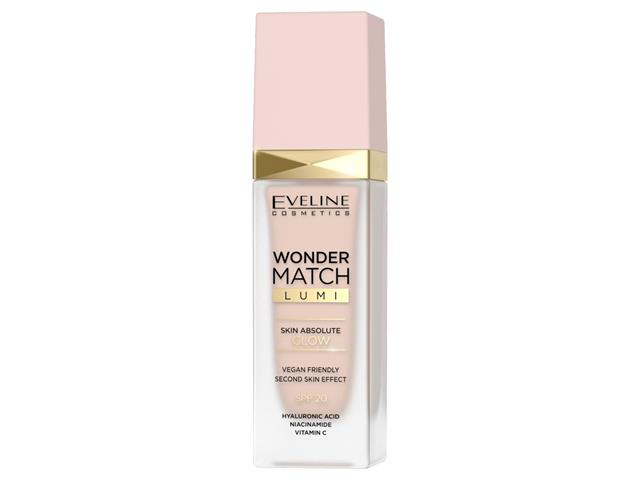 EVELINE COSMETICS WONDER MATCH LUMI Luksusowy Podkład rozświetlający do twarzy nr 05 Light Neutral interakcje ulotka podkład do twarzy - 30 ml