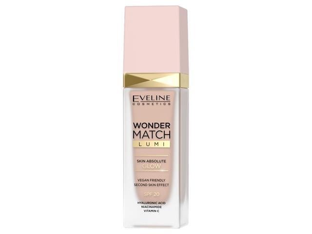 EVELINE COSMETICS WONDER MATCH LUMI Luksusowy Podkład rozświetlający do twarzy nr 10 Vanilla Warm interakcje ulotka podkład do twarzy  30 ml