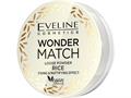 EVELINE COSMETICS WONDER MATCH Sypki Puder ryżowy matujaco utrwalający interakcje ulotka puder  6 g