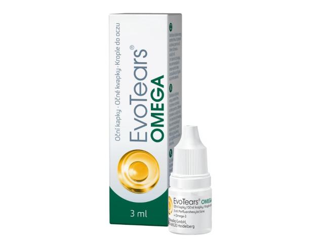Evotears Omega Krople do oczu interakcje ulotka krople do oczu - 3 ml