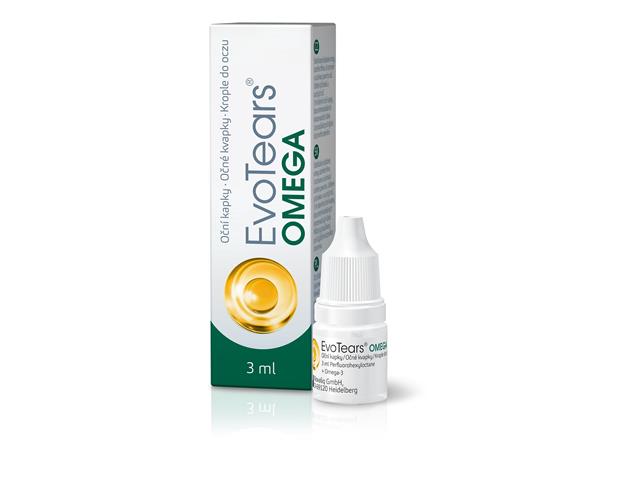 Evotears Omega Krople do oczu interakcje ulotka krople do oczu  3 ml