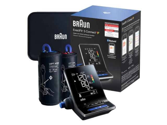 ExactFit 5 Connect Braun Ciśnieniomierz naramienny BUA6350 interakcje ulotka ciśnieniomierz 1 szt.