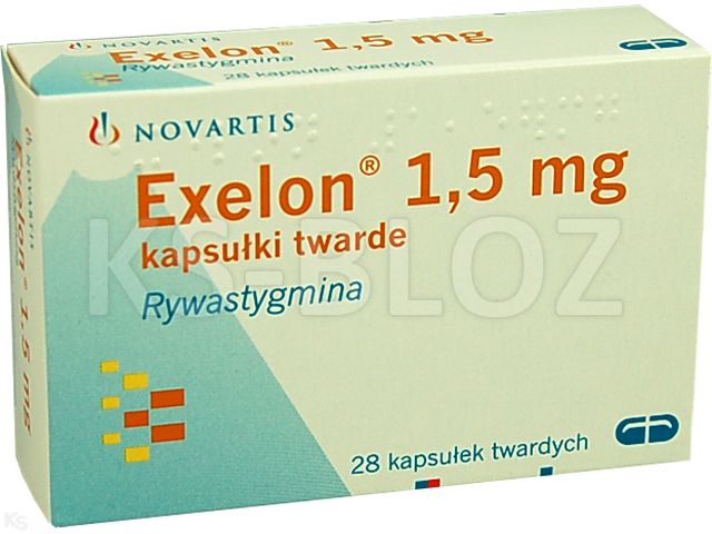 Exelon interakcje ulotka kapsułki twarde 1,5 mg 28 kaps. (blist.)