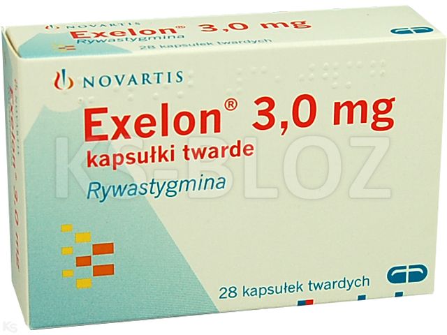 Exelon interakcje ulotka kapsułki twarde 3 mg 28 kaps. (blist.)