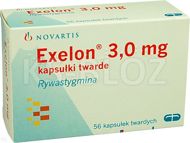 Exelon interakcje ulotka kapsułki twarde 3 mg 56 kaps. | blister