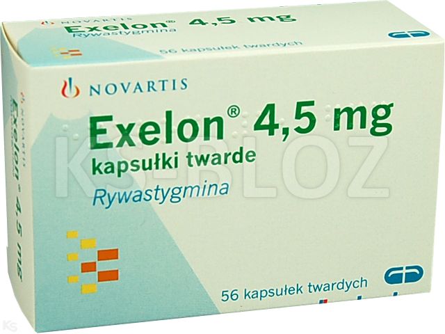 Exelon interakcje ulotka kapsułki twarde 4,5 mg 56 kaps. | blister