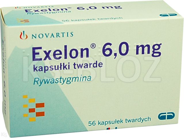 Exelon interakcje ulotka kapsułki twarde 6 mg 56 kaps. | blister